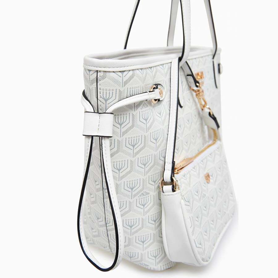 Túi Tote Lyn Final Tote Bags LL22CBF012 Màu Trắng