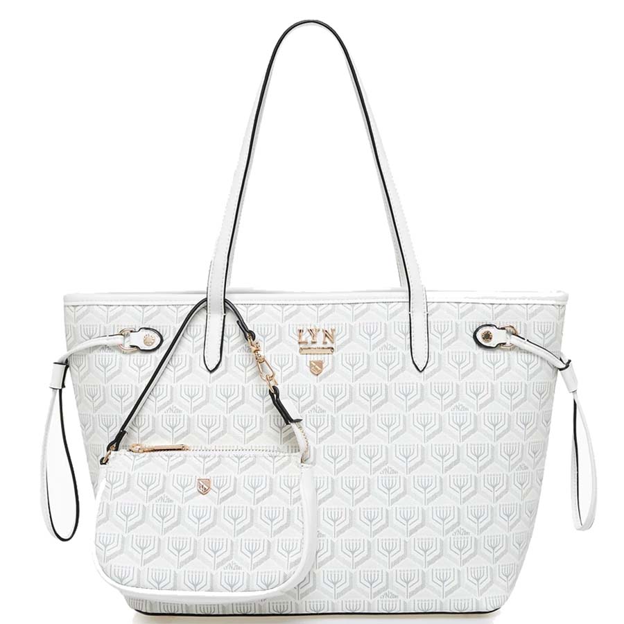 Túi Tote Lyn Final Tote Bags LL22CBF012 Màu Trắng