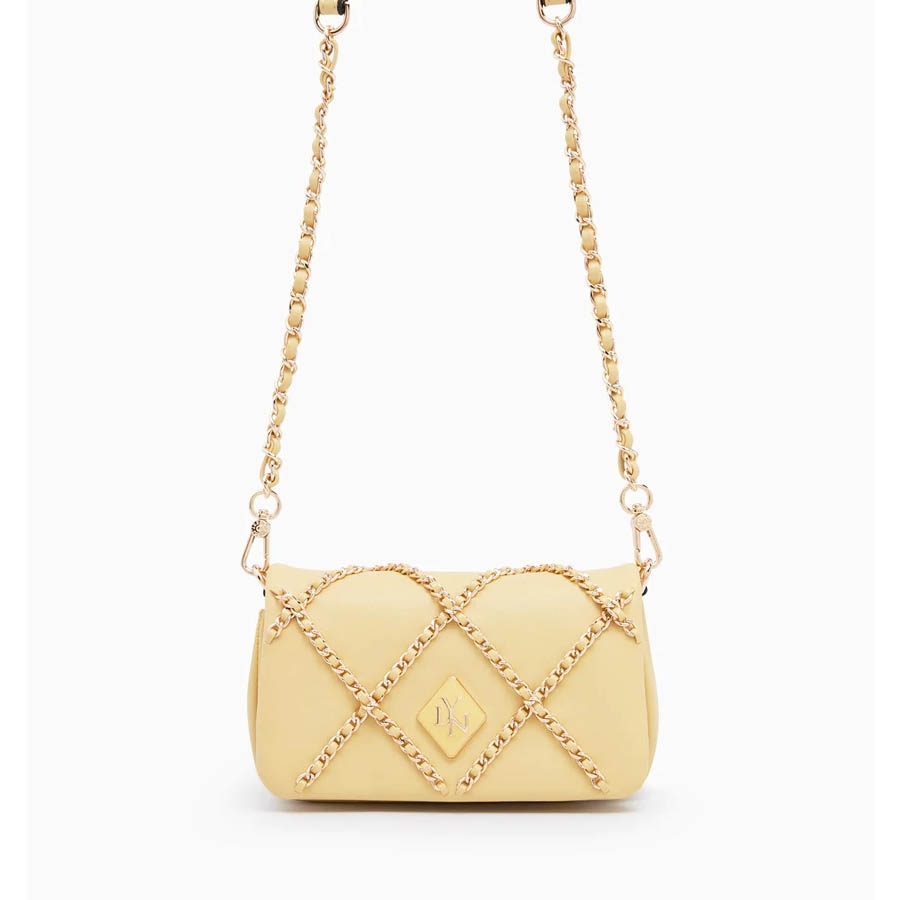Túi Đeo Chéo Lyn Milada Mini Crossbody Bags LL21FBF187 Màu Vàng