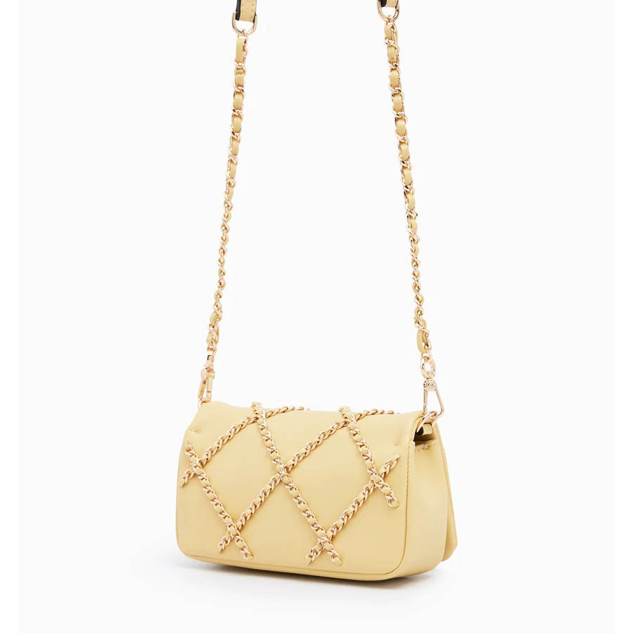 Túi Đeo Chéo Lyn Milada Mini Crossbody Bags LL21FBF187 Màu Vàng