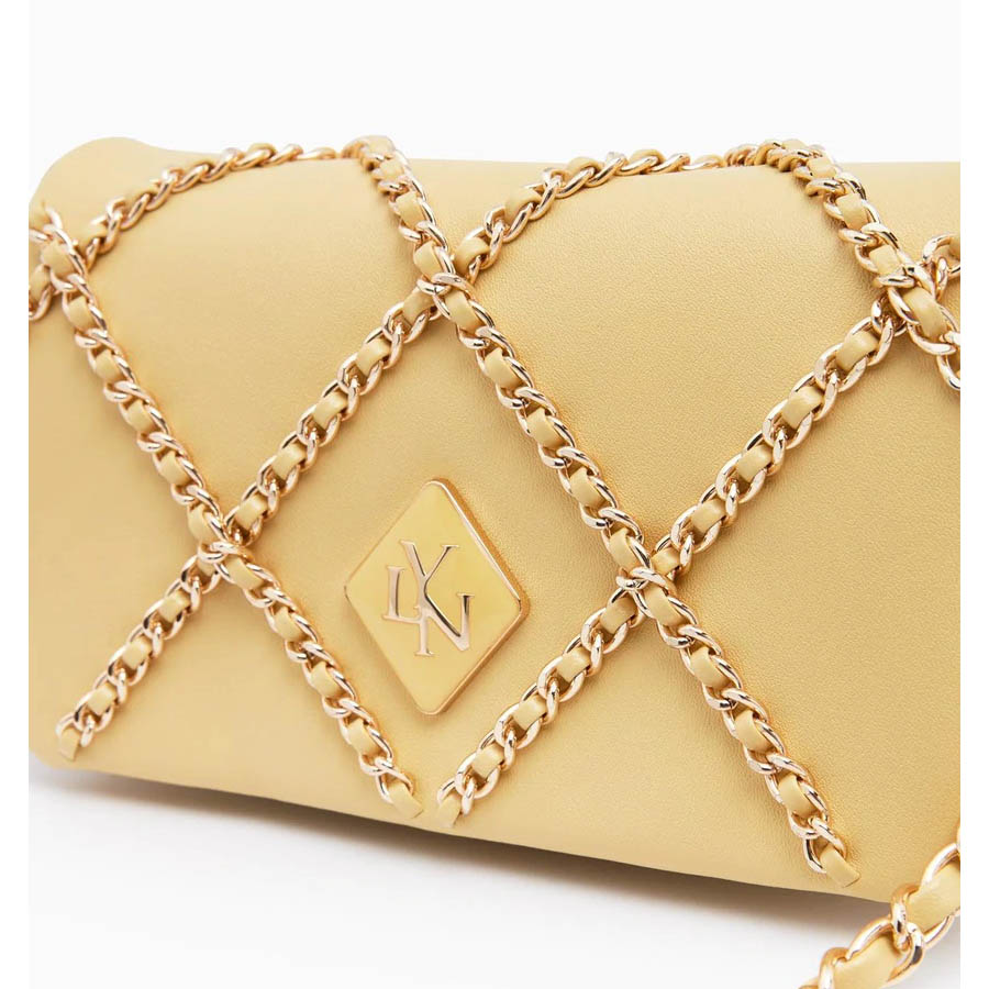 Túi Đeo Chéo Lyn Milada Mini Crossbody Bags LL21FBF187 Màu Vàng
