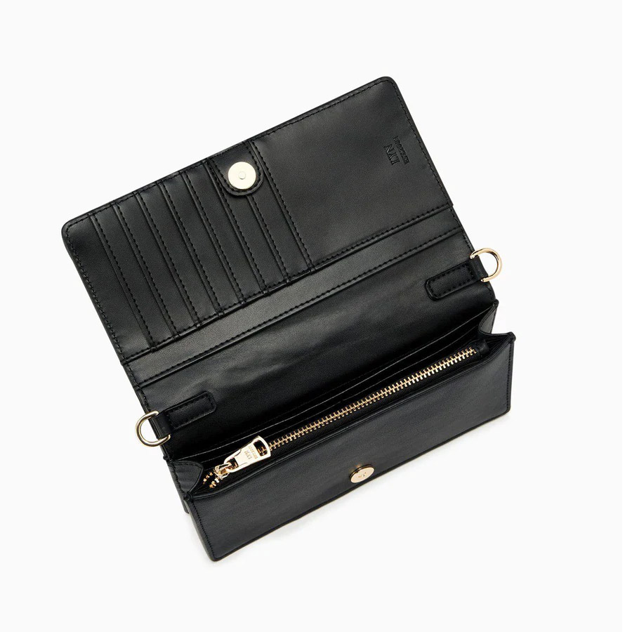 Ví Lyn Harmony Wallets On Chain LL21FWF034 Màu Đen