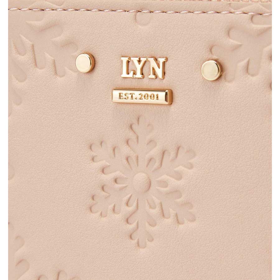 Ví Lyn Snowy Zip Short Wallets LL21WWF005 Màu Nâu Nhạt