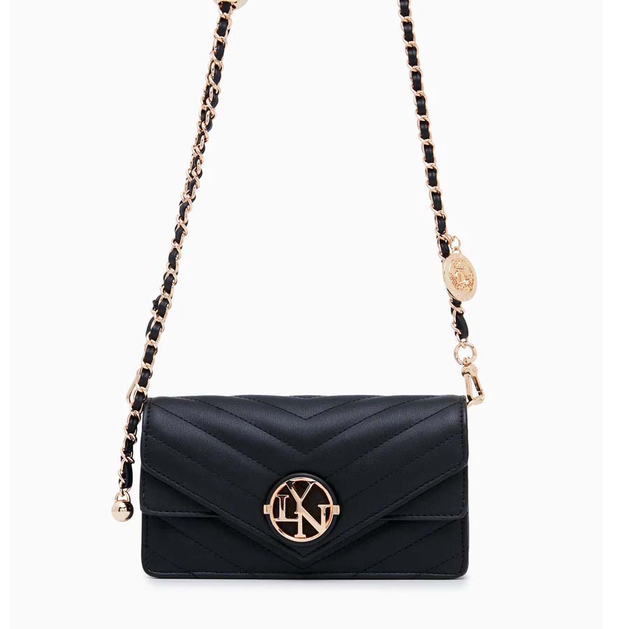 Túi Đeo Chéo Lyn Irisa Mini Crossbody Bags LL22CBF151 Màu Đen