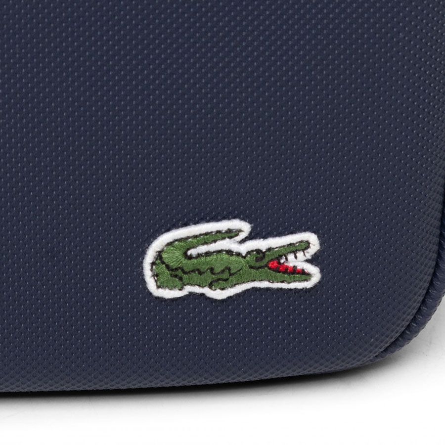 Túi Đeo Chéo Lacoste M Flat Crossover Bag Nh3308LV F57 Eclipse Verdier Noir Màu Xanh Navy