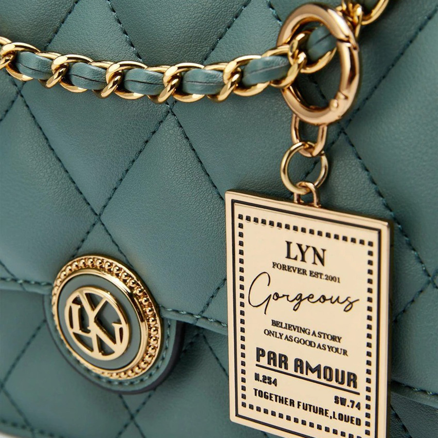 Túi Đeo Chéo Lyn Rena M Handbags LL22CBF152 Màu Xanh Đậm