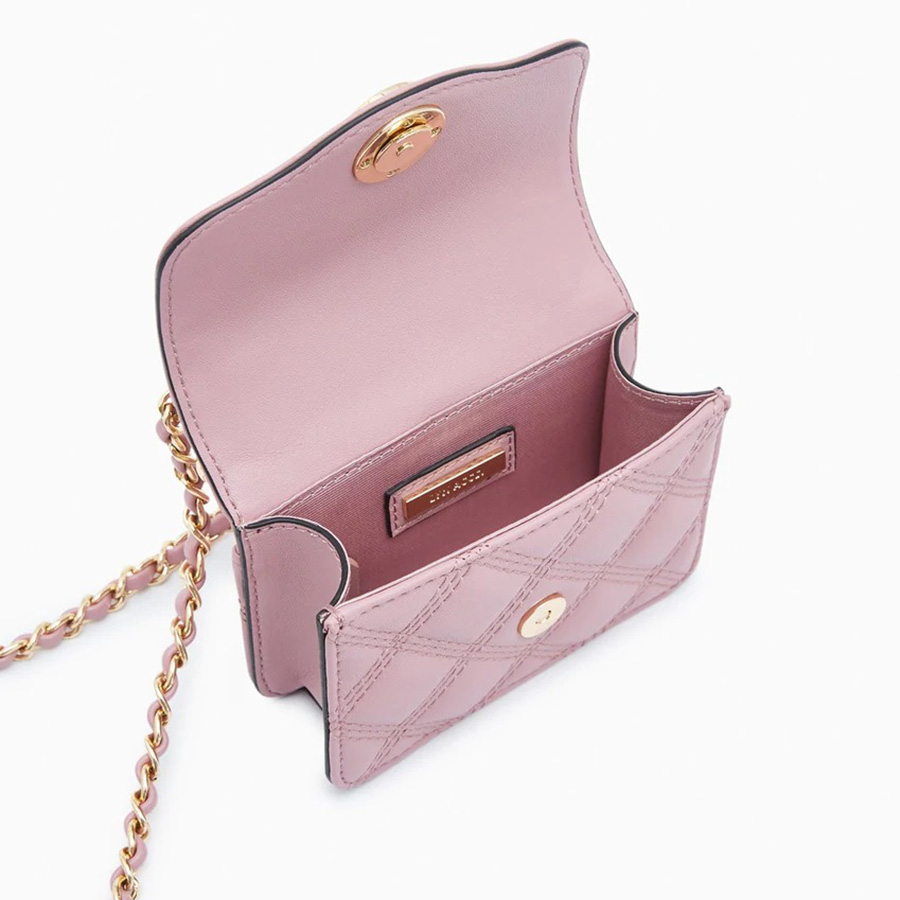 Túi Đeo Chéo Lyn Harper Coin Purse With Chain Wallets LL22CWF060 Màu Hồng
