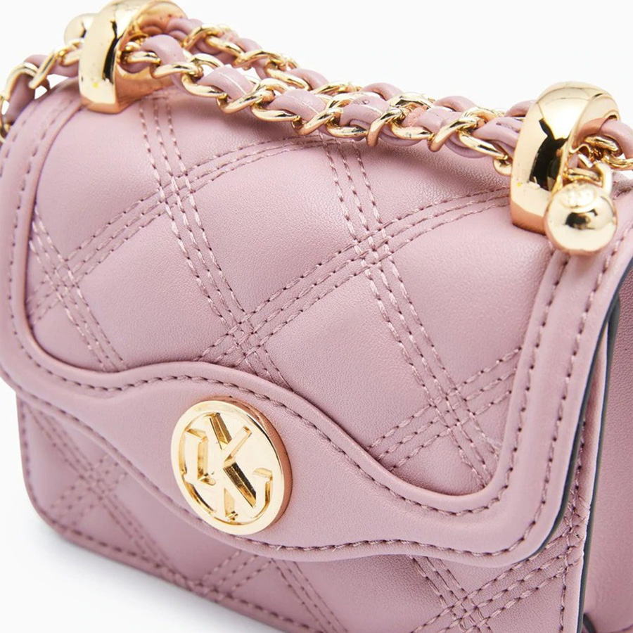 Túi Đeo Chéo Lyn Harper Coin Purse With Chain Wallets LL22CWF060 Màu Hồng