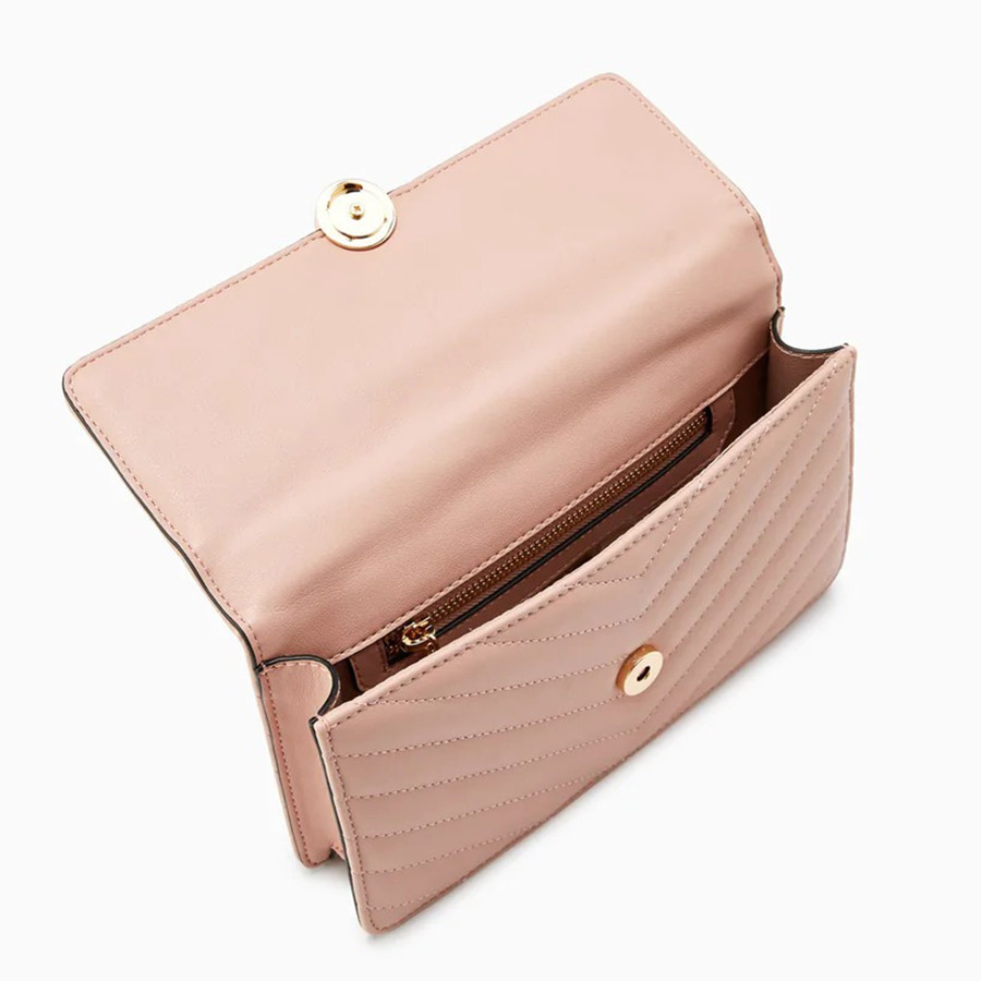 Túi Đeo Chéo Lyn Audrey S Crossbody Bags LL22SBF014 Màu Hồng Nude