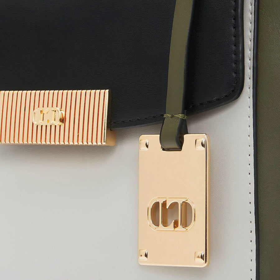 Túi Xách Lyn Dimension S Handbags LL22FBS206 Màu Đen/Xám/Xanh