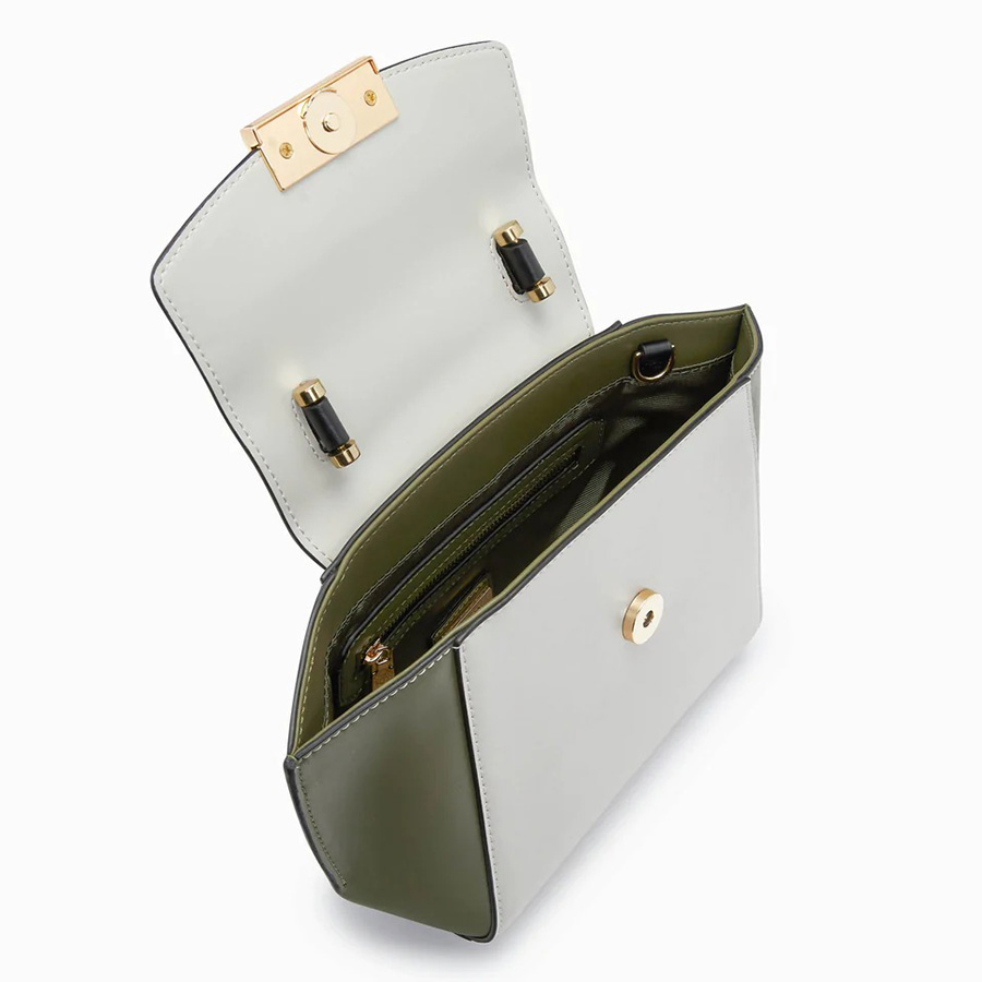 Túi Xách Lyn Dimension S Handbags LL22FBS206 Màu Đen/Xám/Xanh