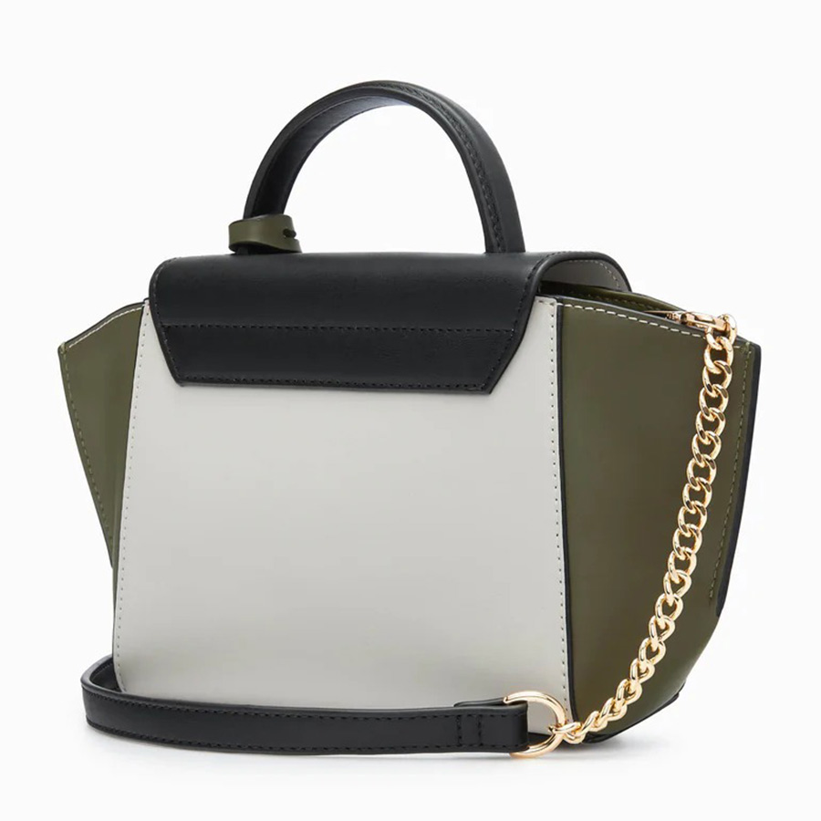 Túi Xách Lyn Dimension S Handbags LL22FBS206 Màu Đen/Xám/Xanh