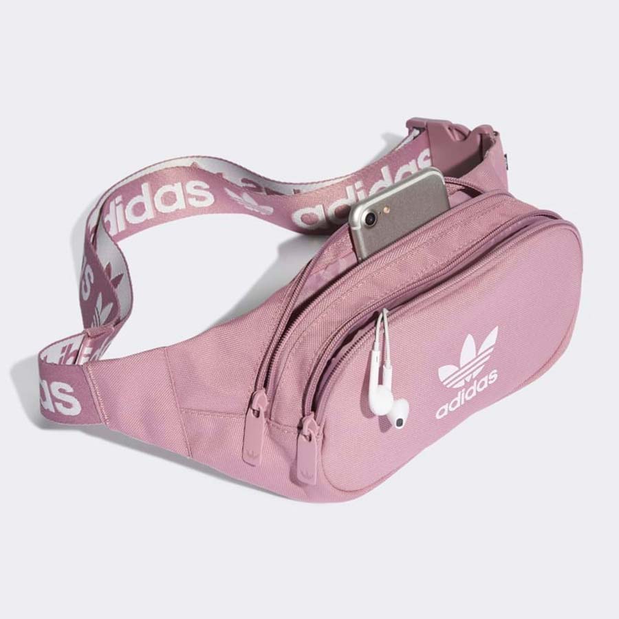 Túi Đeo Hông Adidas Adicolor Branded Webbing Waist Bag HD7169 Màu Hồng Nhạt