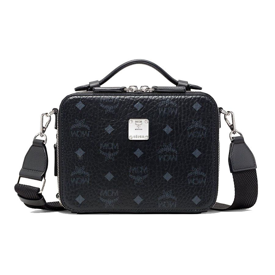 Túi Đeo Chéo MCM Klassik Crossbody In Visetos MMRAAKC05BK001 Màu Đen