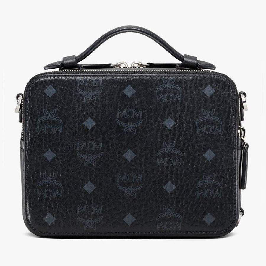 Túi Đeo Chéo MCM Klassik Crossbody In Visetos MMRAAKC05BK001 Màu Đen