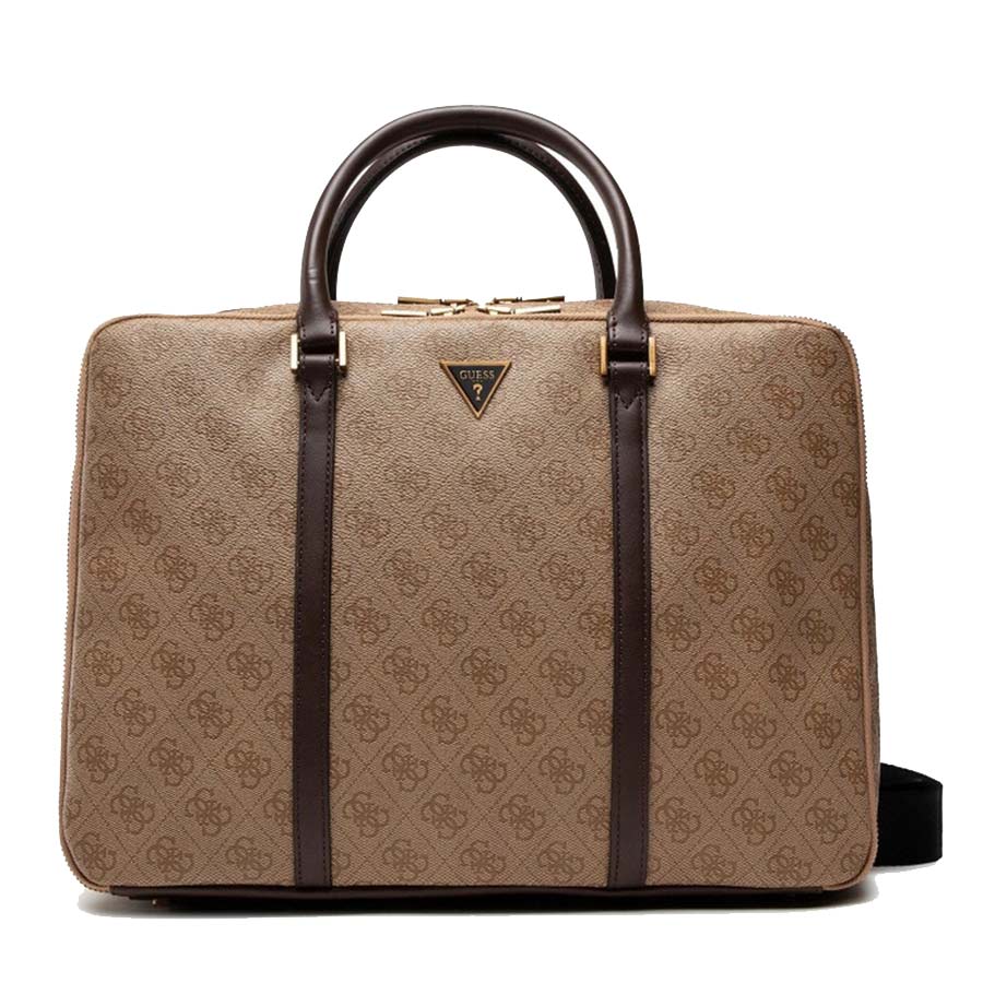 Cặp Xách Tay Đựng Laptop Guess Vezzola Work Bag HMVZZL P2114 BBO Màu Nâu