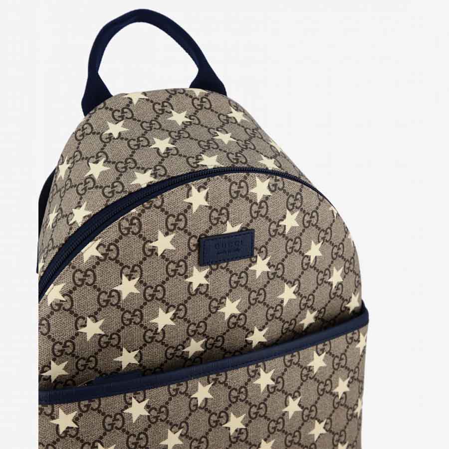 Balo Gucci Rucksack Mit Sterne-print In Neutrals Mochila Màu Be