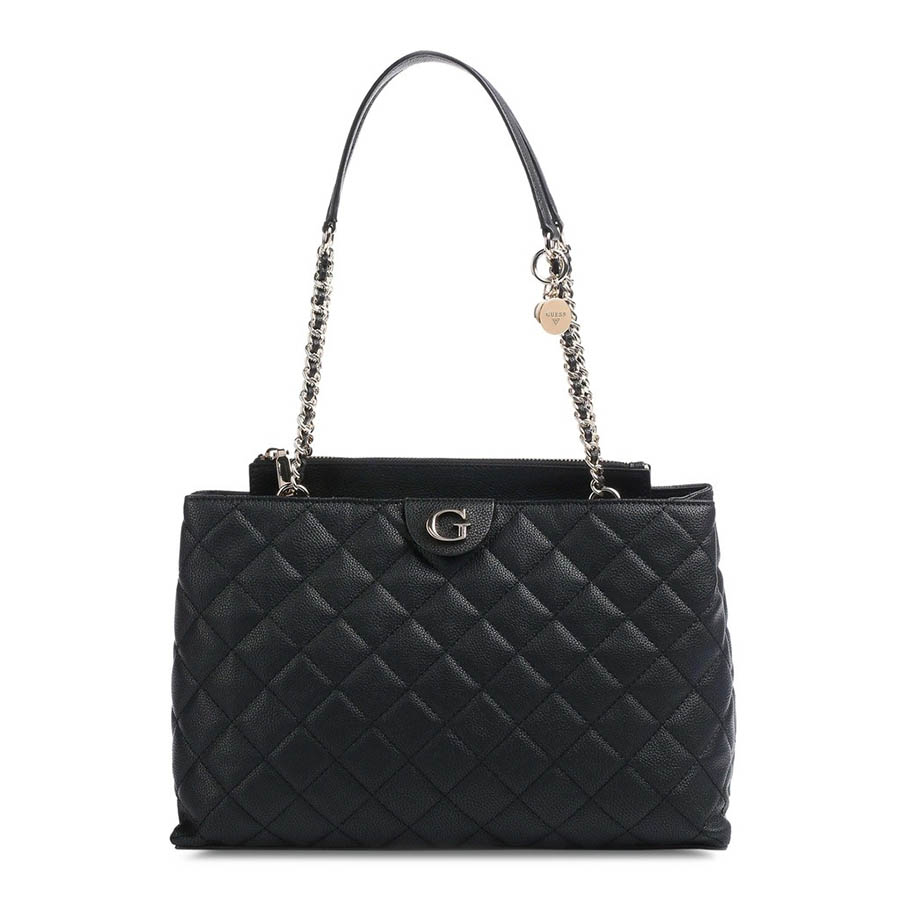 Túi Tote Guess Gillian Quilted Shopper HWQG83_94230 Màu Đen