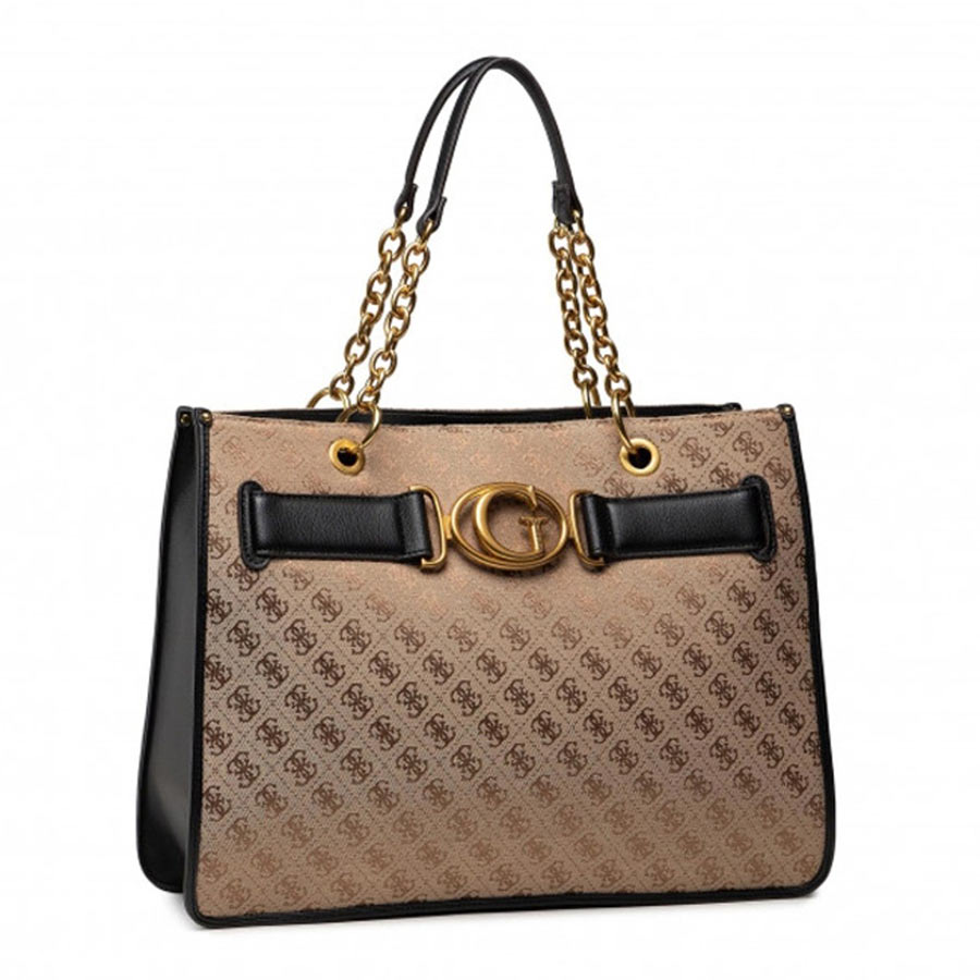Túi Tote Guess Aileen Handbag HWAILE_P1404_BLA-DIS Màu Nâu