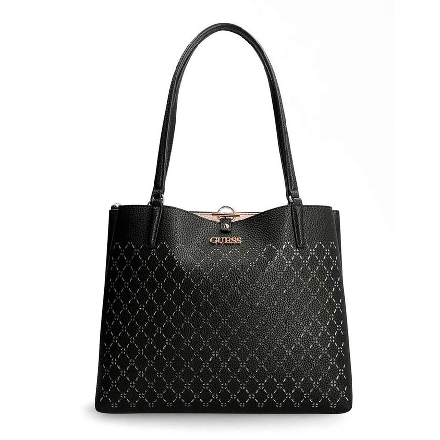Túi Tote Guess AMARA-HWXG84-93100_BLA-DIS Màu Đen