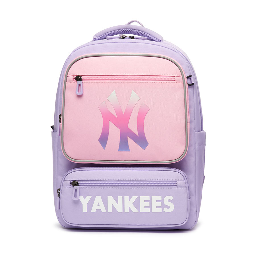 Balo Trẻ Em MLB Mega New York Yankees 7ABK0012N-50LDL Màu Tím (Kèm Túi Tote)