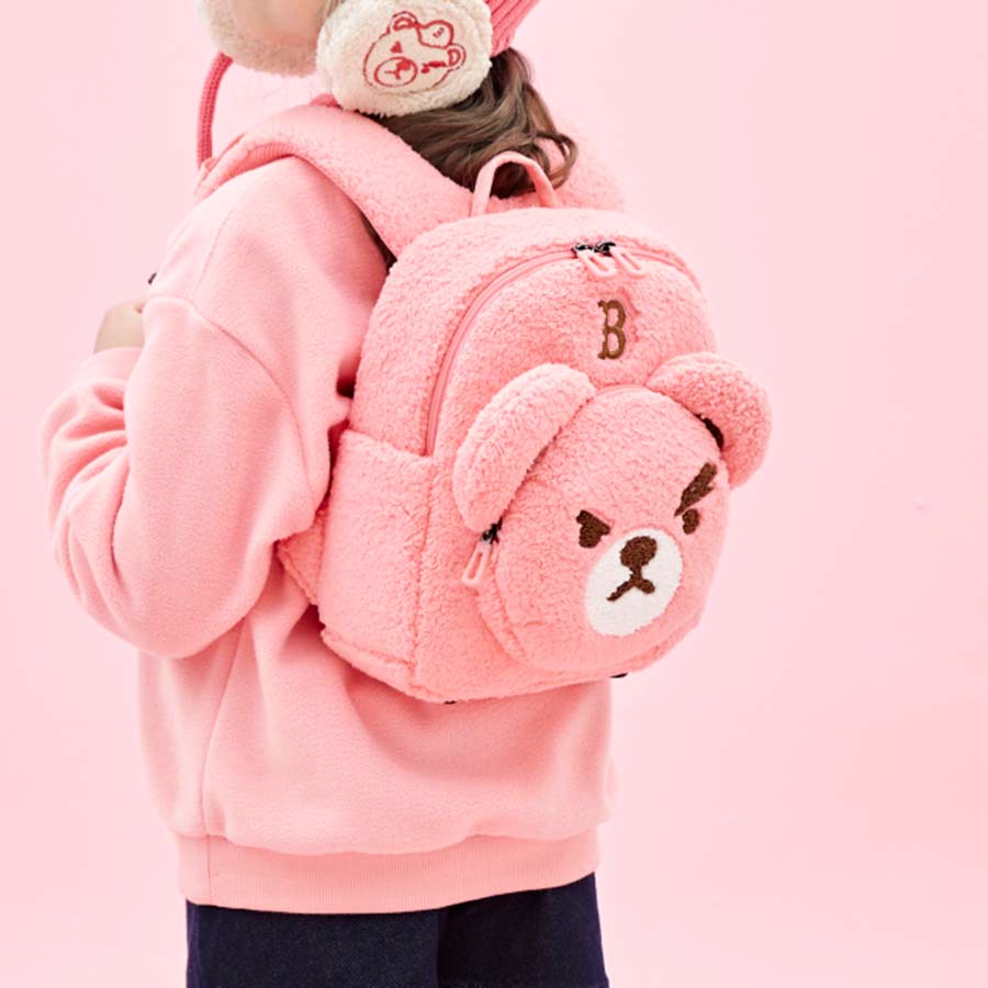 Balo Trẻ Em MLB Mega Bear Boston Red Sox 7ABKC0326-43COL Màu Hồng