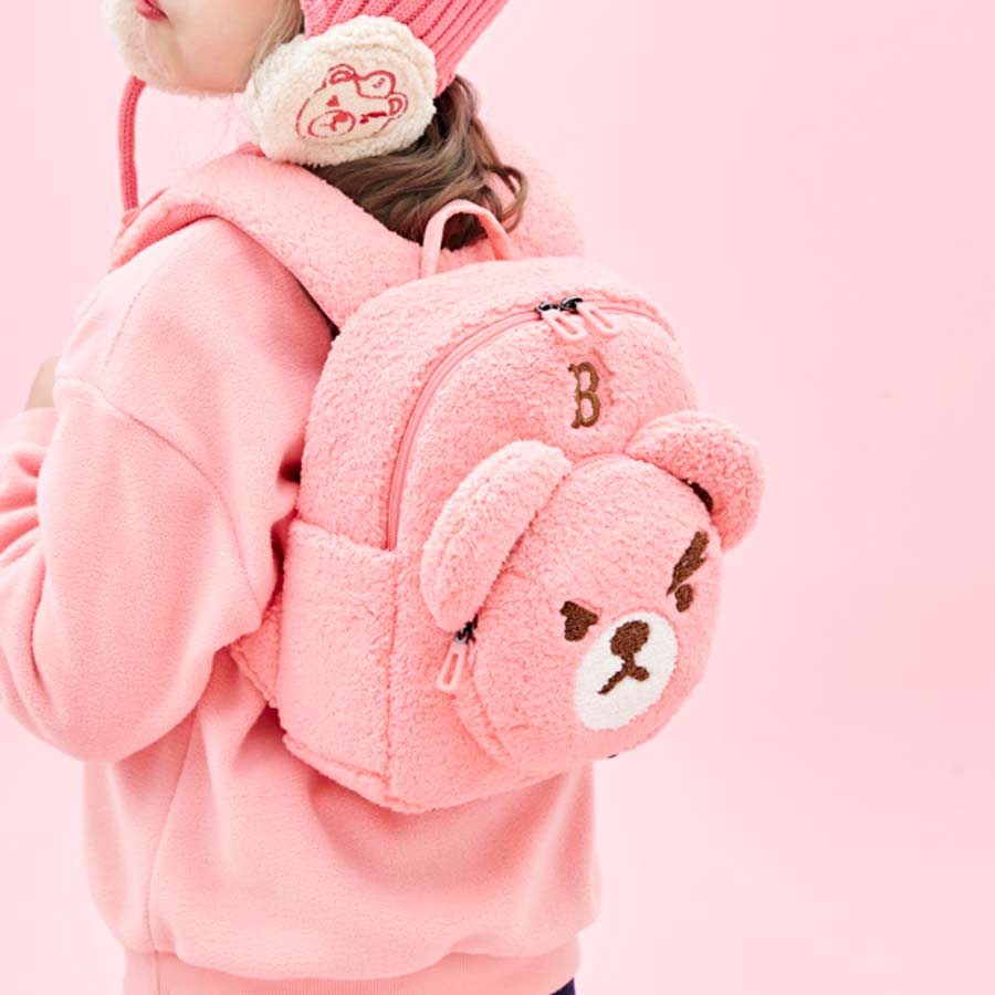 Balo Trẻ Em MLB Mega Bear Boston Red Sox 7ABKC0326-43COL Màu Hồng