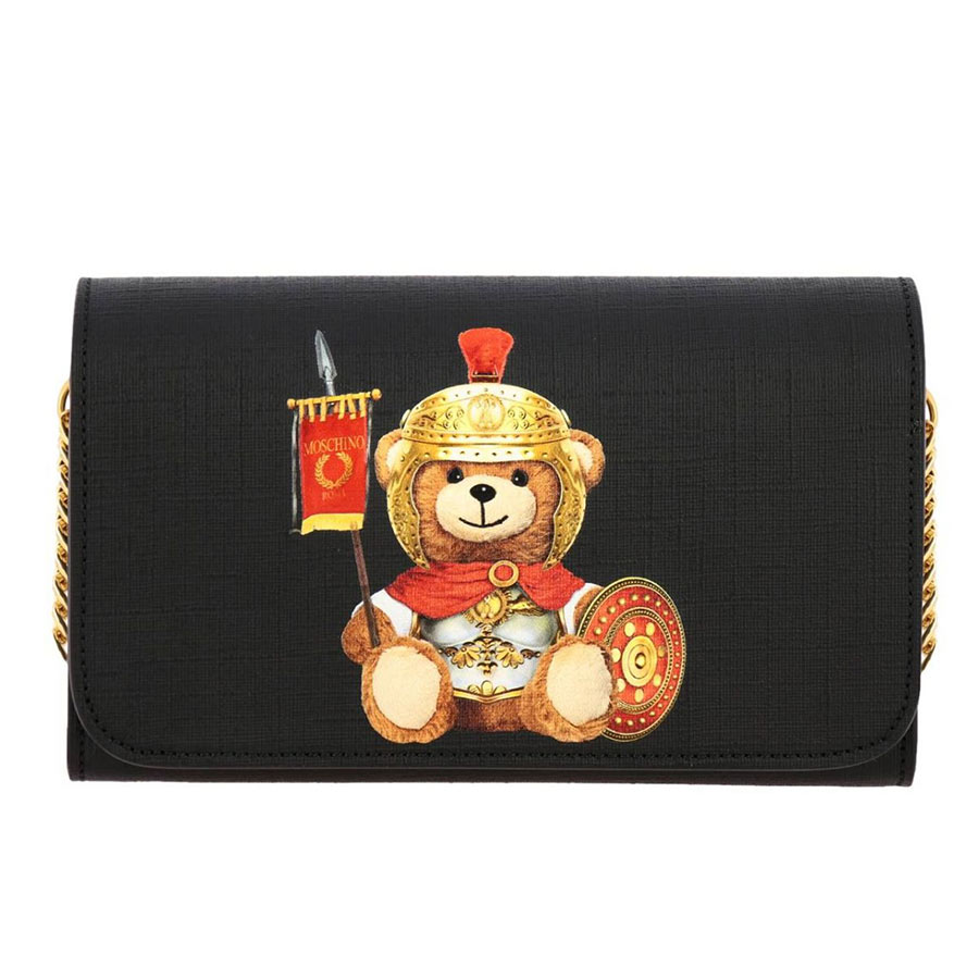 Túi Đeo Chéo Moschino Teddy Bear Màu Đen