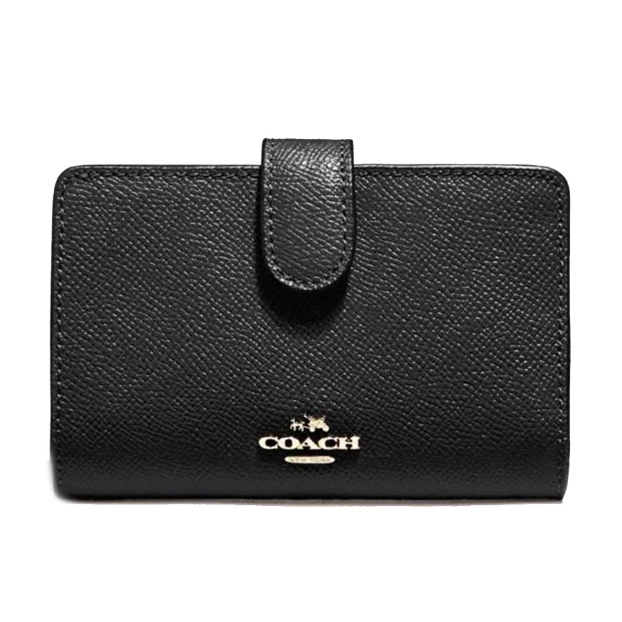 Ví Nữ Coach Medium Corner Zip Wallet F11484 Màu Đen