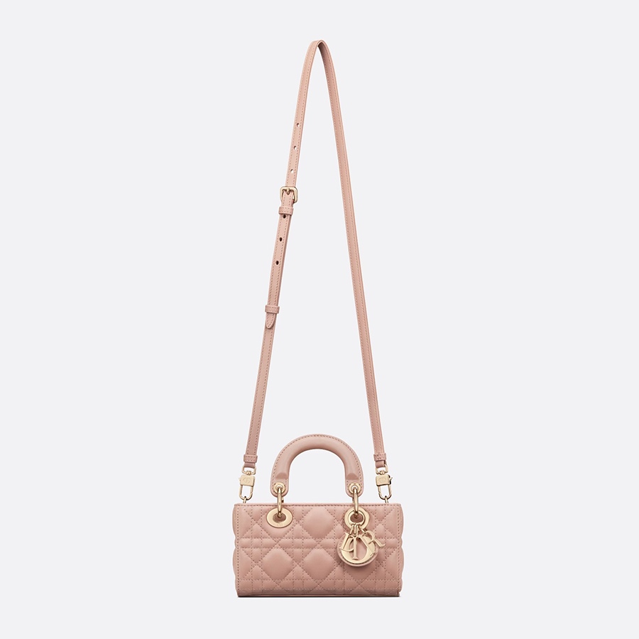 Túi Xách Tay Dior Micro Lady D-Joy Bag S0910ONGE_M49P Hồng Nhạt