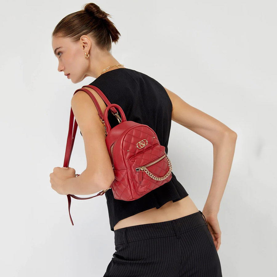 Balo Lyn Kara Backpacks LL23CBF037 Màu Đỏ