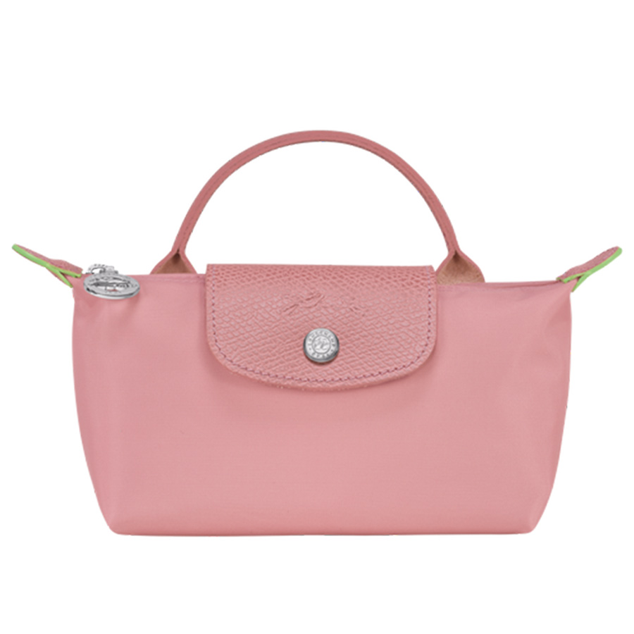 Túi Xách Longchamp Le Pliage Recycled Fabric Pouch With Handle Pink 34175919P72 Màu Hồng