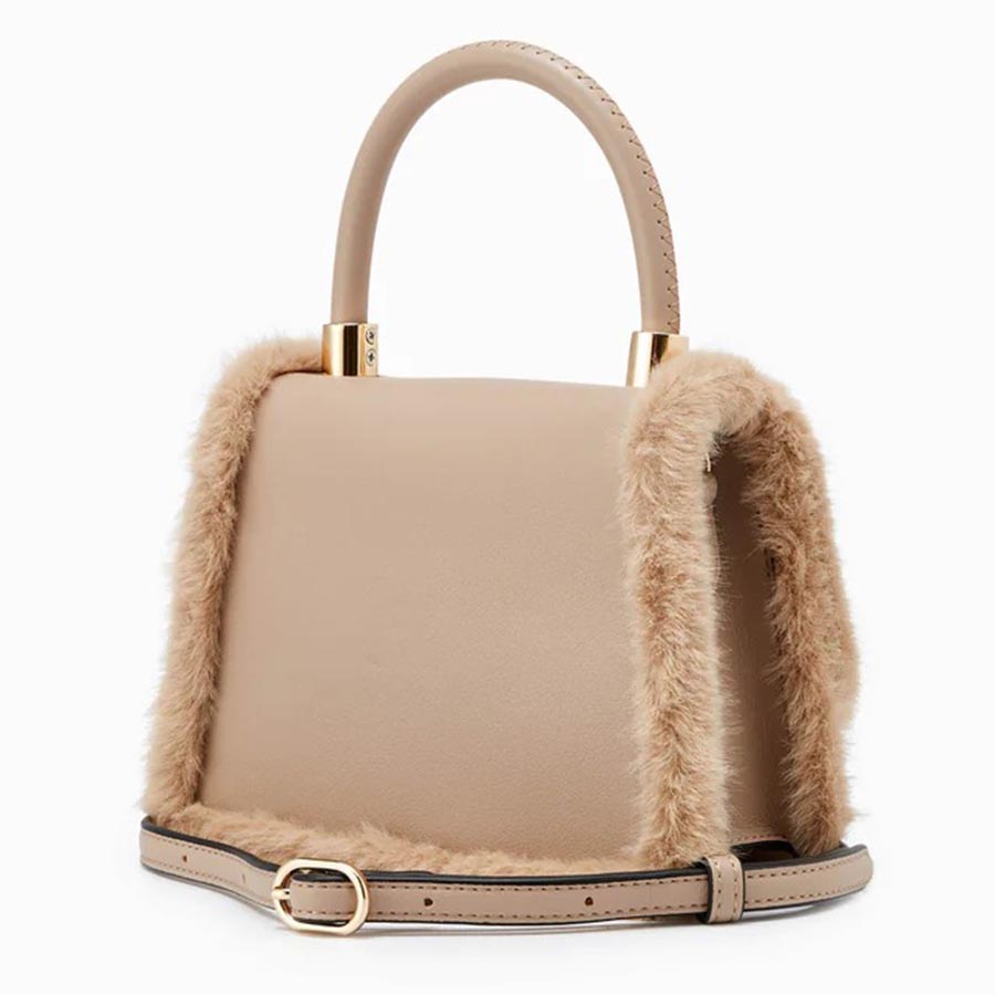 Túi Xách Tay Lyn Dagona Top Handle Handbags LL22WBF267 Màu Nâu Nhạt