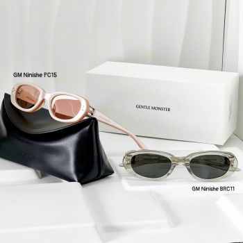 Kính GM Ninishe 2025 – Mắt Kính Thời Trang Dáng Tròn, Gọng Họa Tiết Nổi Bật