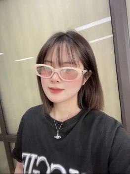 Kính GM Ninishe 2025 – Mắt Kính Thời Trang Dáng Tròn, Gọng Họa Tiết Nổi Bật