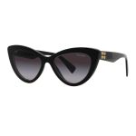 Kính Mát Nữ Miu Miu Ladies Cat Eye Sunglasses MU 04YS 1AB5D1 Màu Đen