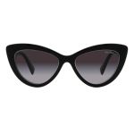 Kính Mát Nữ Miu Miu Ladies Cat Eye Sunglasses MU 04YS 1AB5D1 Màu Đen