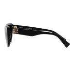 Kính Mát Nữ Miu Miu Ladies Cat Eye Sunglasses MU 04YS 1AB5D1 Màu Đen