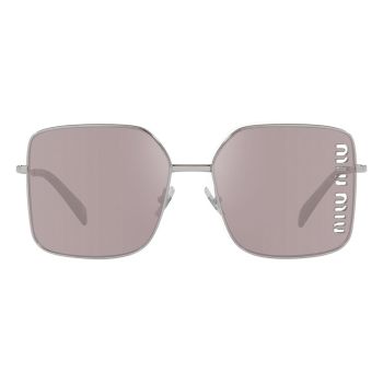 Kính Mát Miu Miu Pale Gold Metal Sunglasses MU 51YS 1BC03V Màu Hồng