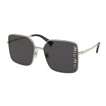 Kính Mát Miu Miu Pale Gold Metal Sunglasses MU 51YS ZVN5S0 Màu Đen Xám