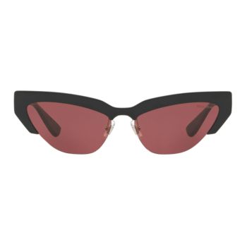 Kính Mát Nữ Miu Miu Cat Eye Sunglasses MU 04US 1AB0A0 Màu Đen
