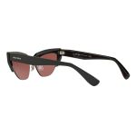 Kính Mát Nữ Miu Miu Cat Eye Sunglasses MU 04US 1AB0A0 Màu Đen