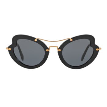 Kính Mát Nữ Miu Miu Sunglasses MU 11RS 1AB1A1 Màu Đen
