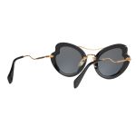 Kính Mát Nữ Miu Miu Sunglasses MU 11RS 1AB1A1 Màu Đen