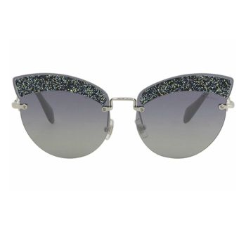 Kính Mát Nữ Miu Miu Cat Eye Sunglasses MU 58TS D47148 6517 Màu Xám