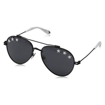 Kính Mát Givenchy Aviator Sunglasses Lens Category GV7057 Màu Đen