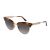 Kính Mát Nữ Gucci Grey Gradient Havana Cat Eye Sunglasses GG0055S 002 Màu Xám Gradient