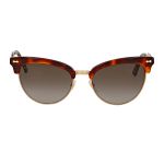 Kính Mát Nữ Gucci Grey Gradient Havana Cat Eye Sunglasses GG0055S 002 Màu Xám Gradient