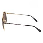 Kính Mát Nữ Balmain Round Metal Mirrored Sunglasses BL2529 01 Màu Nâu