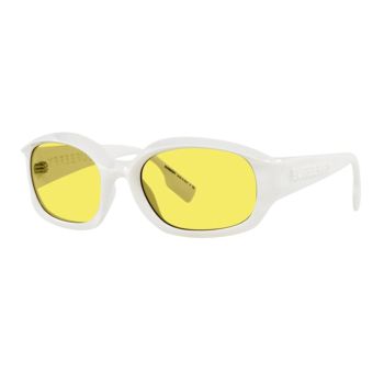 Kính Mát Burberry BE 4338 Milton 300785 White Sunglasses Màu Trắng